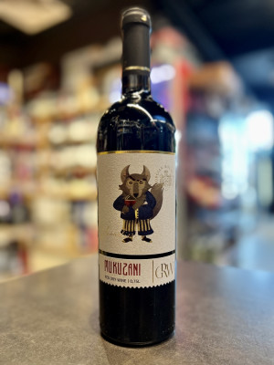 Вино выдержанное сортовое красное сухое «МУКУЗАНИ» серия «ГРВ СОМЕЛЬЕ»