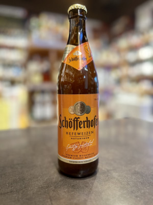 Пиво светлое пшеничное непастеризованное нефильтрованное неосветленное "Шофферхофер Хефевайзен"
