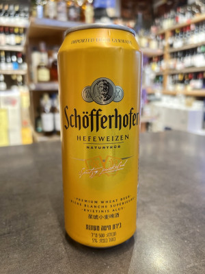 Пиво светлое пшеничное непастеризованное нефильтрованное неосветленное "Шофферхофер Хефевайзен"