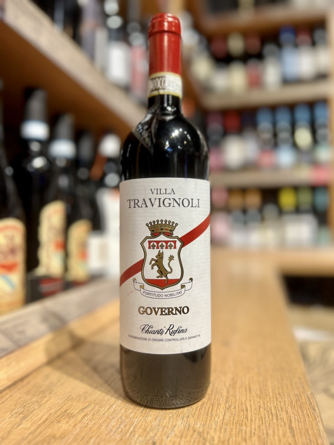 Вино "Вилла Травиньоли Говерно Кьянти Руфина" красное сухое
