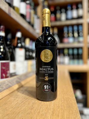 Вино марочное сухое красное «Шато Мальтус Лаланд Де Помероль»