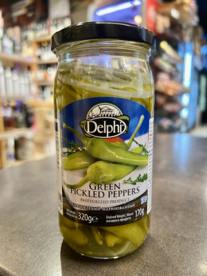 Перец зеленый маринованный Delphi 320г