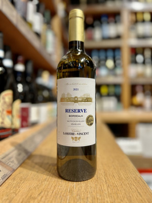 Вино сортовое выдержанное сухое белое «Шато Ламот-Вансан Резерв Совиньон Блан Семильон»