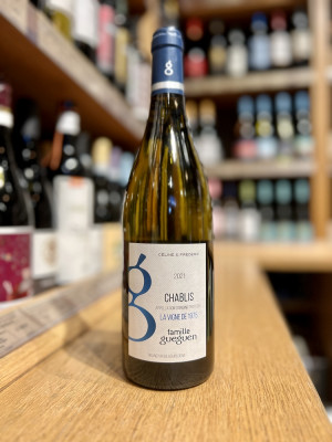 Вино "Шабли Кюве 1975 Вье Винь" белое сухое