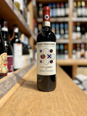 Вино сортовое марочное сухое красное «Сер Гардо Кьянти Классико» коллекция Бинди Сергарди