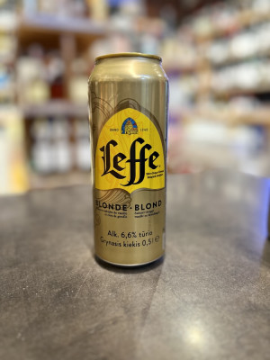 Пиво светлое пастеризованное фильтрованное "Леффе Блонд"