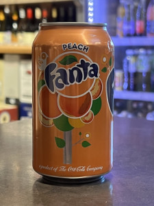 Fanta Peach (фанта Персик) Напиток б/а газ.  355 мл США ж/б
