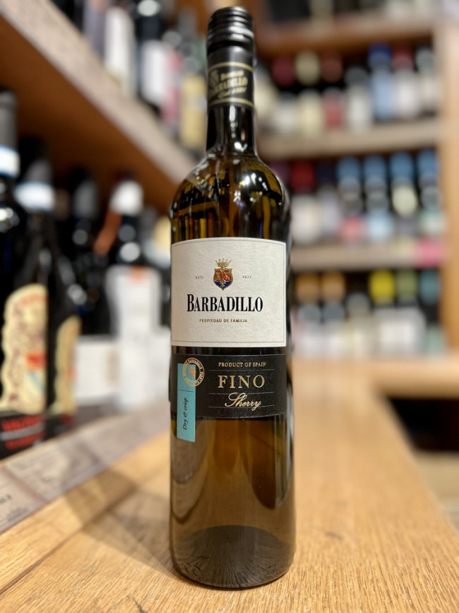 Херес, вино крепленое (ликерное) выдержанное десертное "Барбадийо Фино"