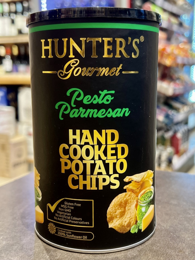 Чипсы Hunter`s Gourmet  Pesto Parmesan (Песто Пармезан) 150г ОАЭ