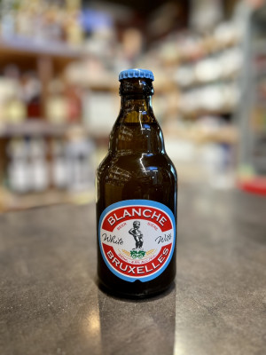 Пивной напиток светлый пастеризованный нефильтрованный неосветленный " БЛАНШ ДЕ БРЮССЕЛЬ"