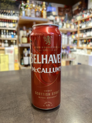 Пиво темное пастеризованное фильтрованное «БЕЛХАВЕН МАККАЛЛУМС СТАУТ»