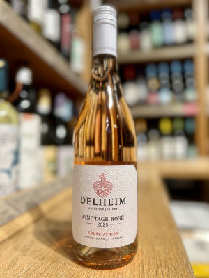 Вино "Делхейм Пинотаж Розе" розовое сухое