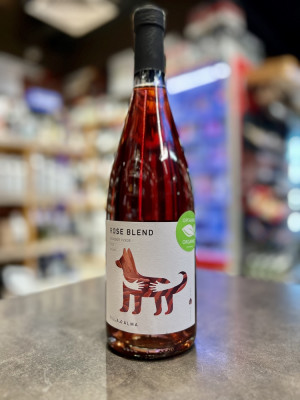 Вино органическое сухое розовое