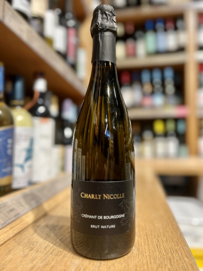 «Креман Де Бургонь Брют Натюр» Шарли Николь Вино игристое выдержанное экстра брют белое