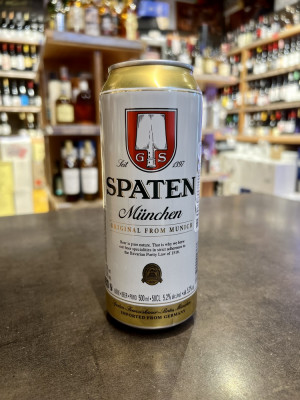 "Шпатен Мюнхен" Ж/Б Пиво светлое пастеризованное фильтрованное