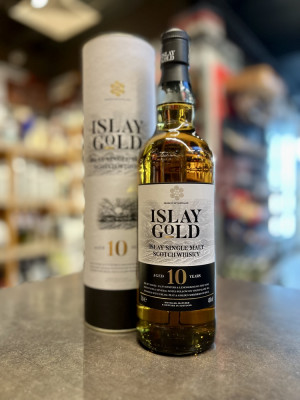 Виски шотландский односолодовый "Айлай Голд 10 Лет"