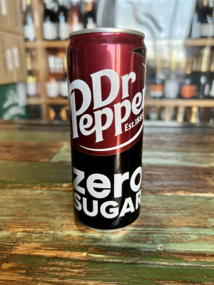 Напиток безалкогольный газированный Dr Pepper Zero"(Доктор Пеппер Зеро"0,33л.бан