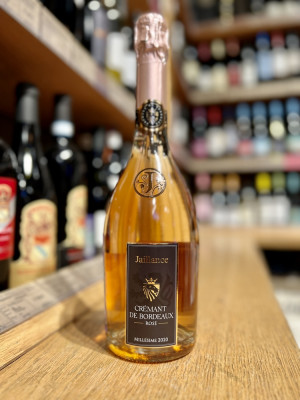 Вино игристое "Жайанс Креман де Бордо Брют Розе Миллезим" розовое брют