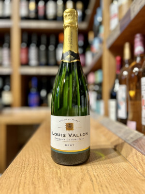 Игристое вино выдержанное брют белое Луи Валлон Креман де Бордо