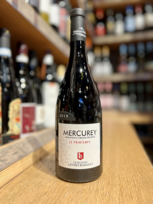 Вино сортовое выдержанное сухое красное АОП регион Бургундия "Меркюри Ле Прантан Домэн Левэр Баро"