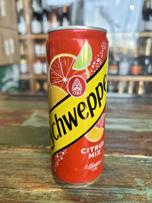 Напиток б/а газированный Schweppes  citrus mix Швепс Цитрус микс ж/б 330 мл