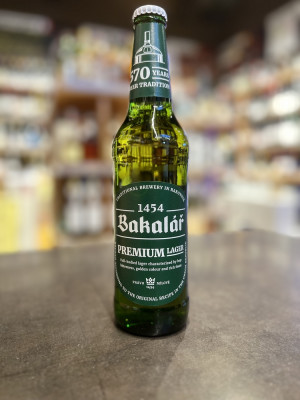 Пиво Бакалар Оригинальный лагер светлое бут. 0,5л-4,9%
