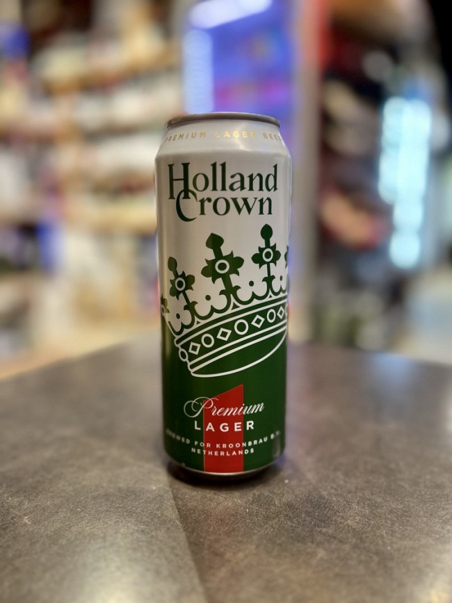 Пиво светлое пастеризованное фильтрованное "Холланд Краун Премиум Лагер Бир" Пиво светлое пастеризованное фильтрованное "Холланд Краун Премиум Лагер Бир"