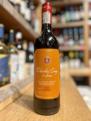 Вино выдержанное сладкое красное сортовое Чарльз Лэнг Энд Санс Резерв