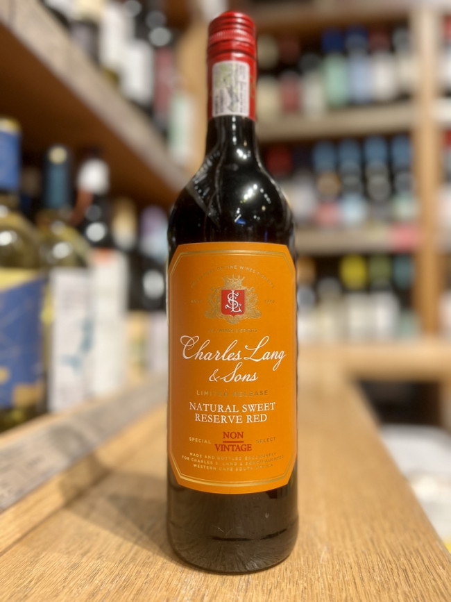 Вино выдержанное сладкое красное сортовое Чарльз Лэнг Энд Санс Резерв Вино выдержанное сладкое красное сортовое Чарльз Лэнг Энд Санс Резерв